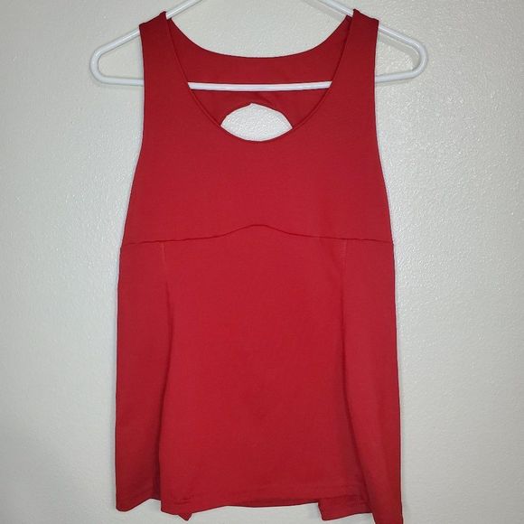 Adidas Athletic Red Tank Top Size L - Picture 1 of 6